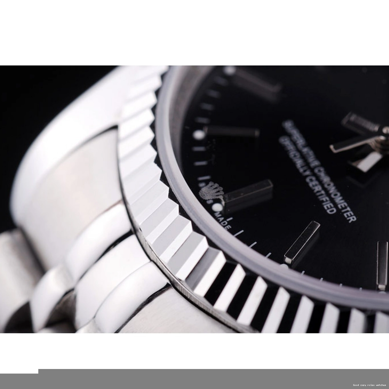 Good copy rolex watches Dial 7456 Datejust Ribbed Rolex Diamonds Black Bezel 0507
